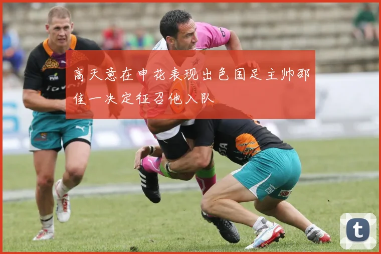 高天意在申花表现出色国足主帅邵佳一决定征召他入队